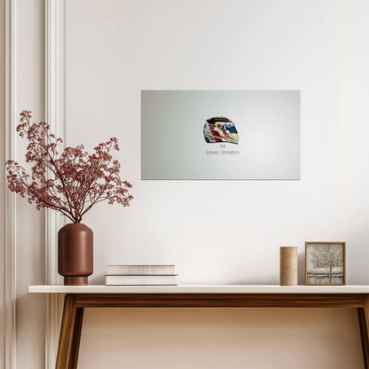 Lewis Hamilton #44 | Mercedes F1 Racing Poster | Motorsport Legend Helmet Art - Sports Poster