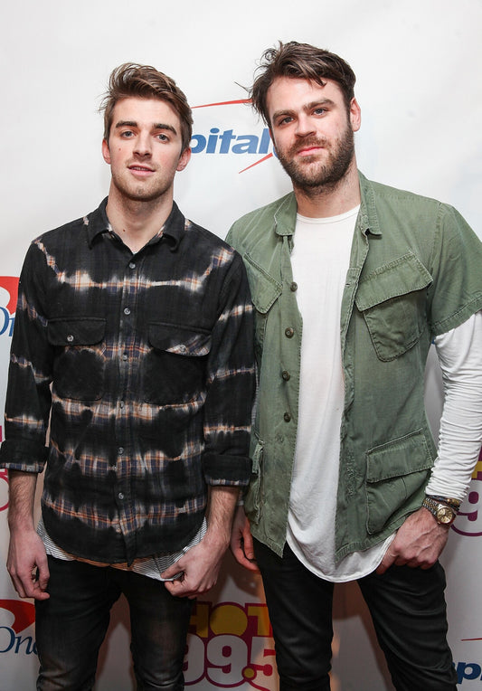 The Chainsmokers Outdoor Portrait | Music Duo Poster | Celebrity Wall Art - Music Poster