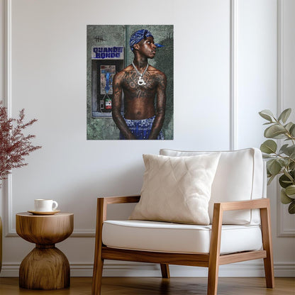 Quando Rondo Collect Calls | Hip Hop Music Poster | Modern Rapper Wall Art - Music Poster