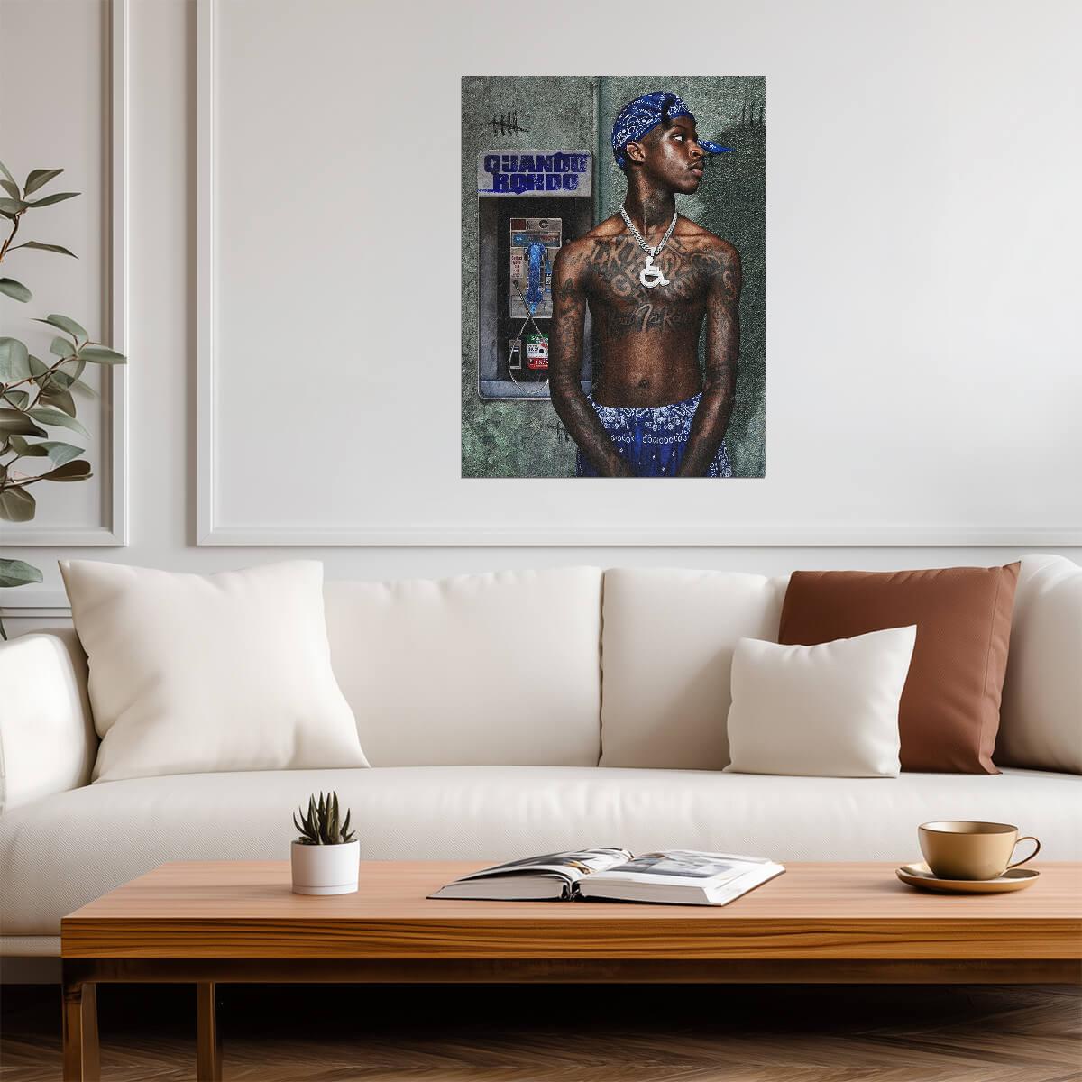 Quando Rondo Collect Calls | Hip Hop Music Poster | Modern Rapper Wall Art - Music Poster
