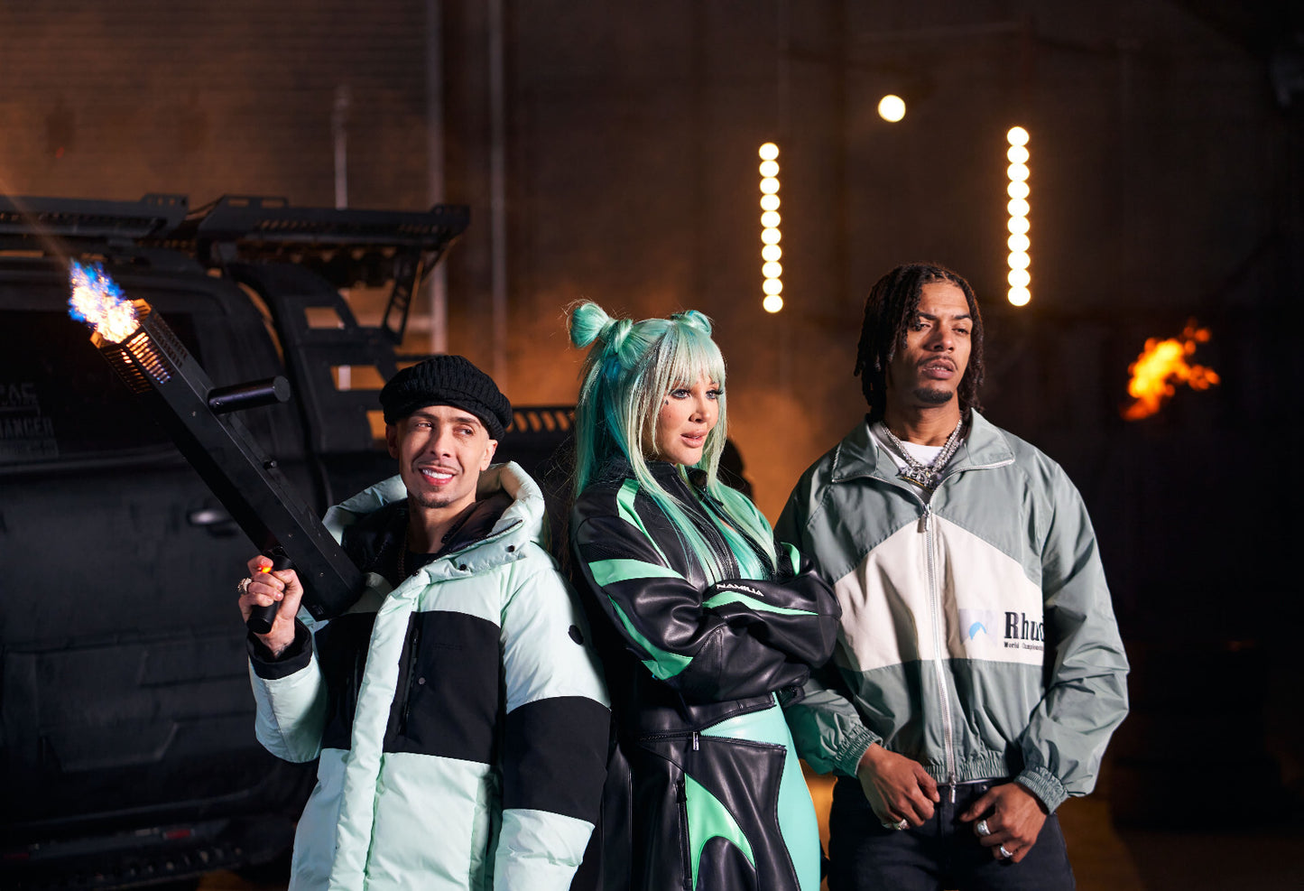 N-Dubz Edgy Photoshoot | British Hip Hop Group Poster | Modern Music Wall Art - Music Poster