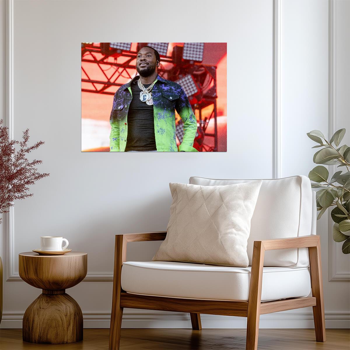 Meek Mill Poster | Live Concert Rap Print - Music Poster