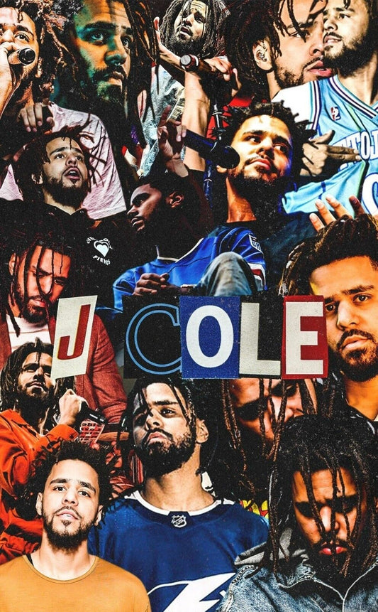 J Cole | Graphic Art Print | Rap Star Poster - Music Poster