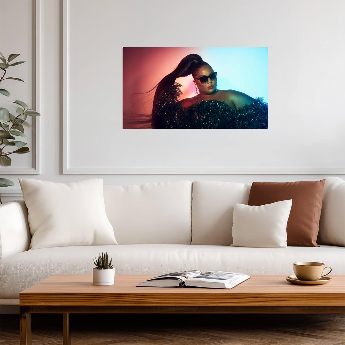 Lizzo Print | Pop Music Poster - Music Poster