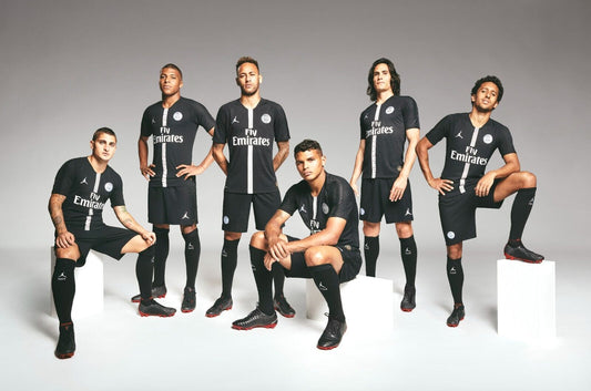 Paris Saint-Germain Team Photo | Neymar Mbappé & Cavani 2018 Jordan Kit | PSG Soccer Poster - Sports Poster