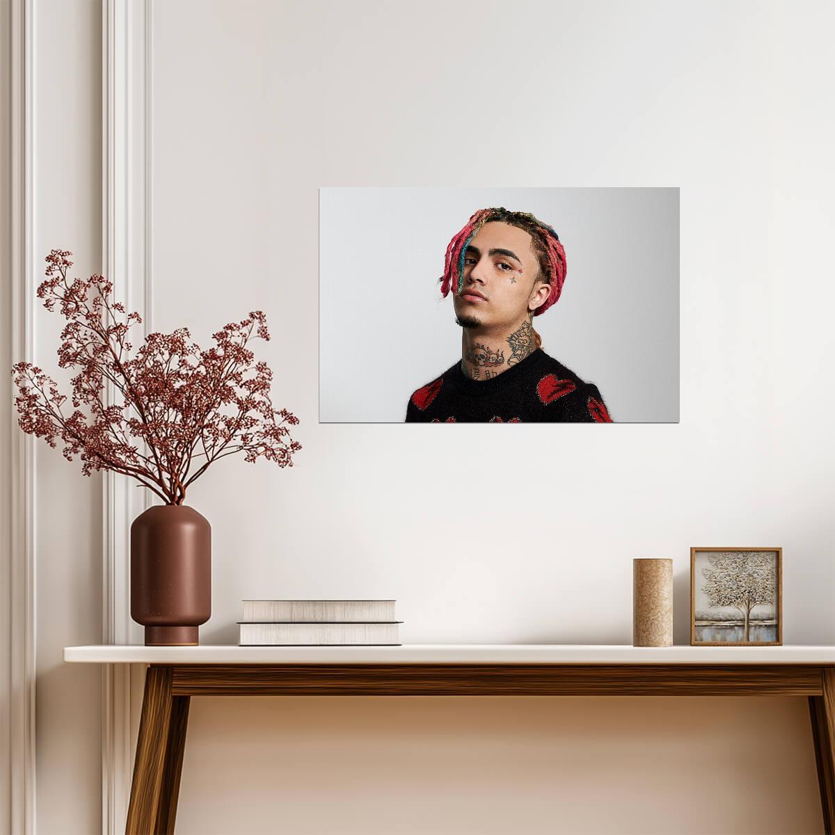 Lil Pump Poster | Rap Music Print - Music Poster
