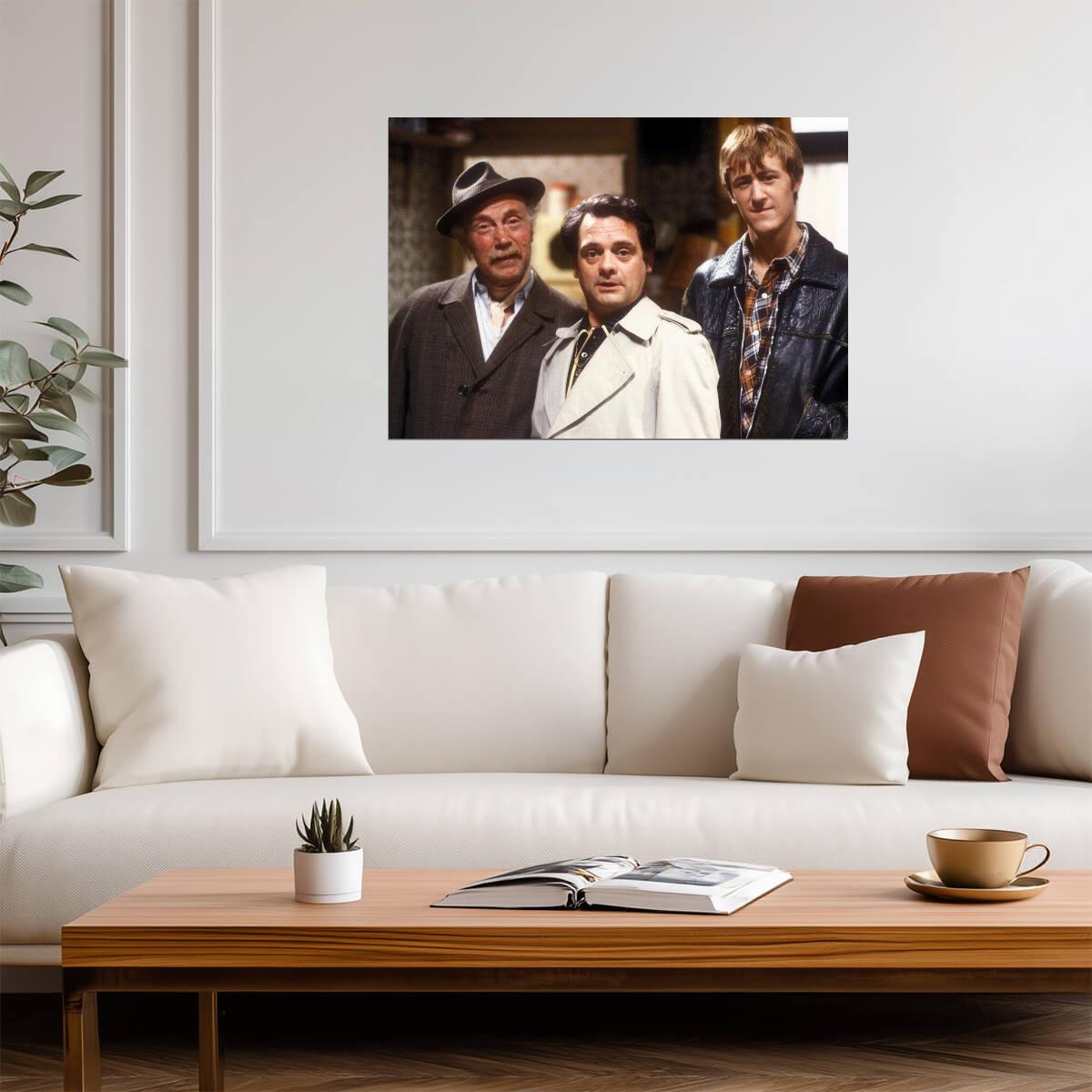 Only Fools and Horses Del Boy Rodney & Grandad | Classic British Sitcom Poster | TV Comedy Art - Movies & TV Poster