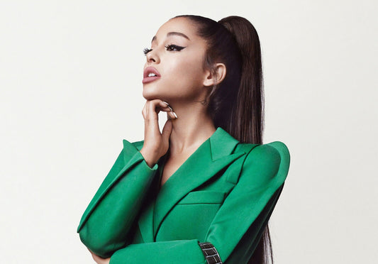 Ariana Grande in Green Blazer | Givenchy Photoshoot Poster | Celebrity Fashion Art - Music Poster