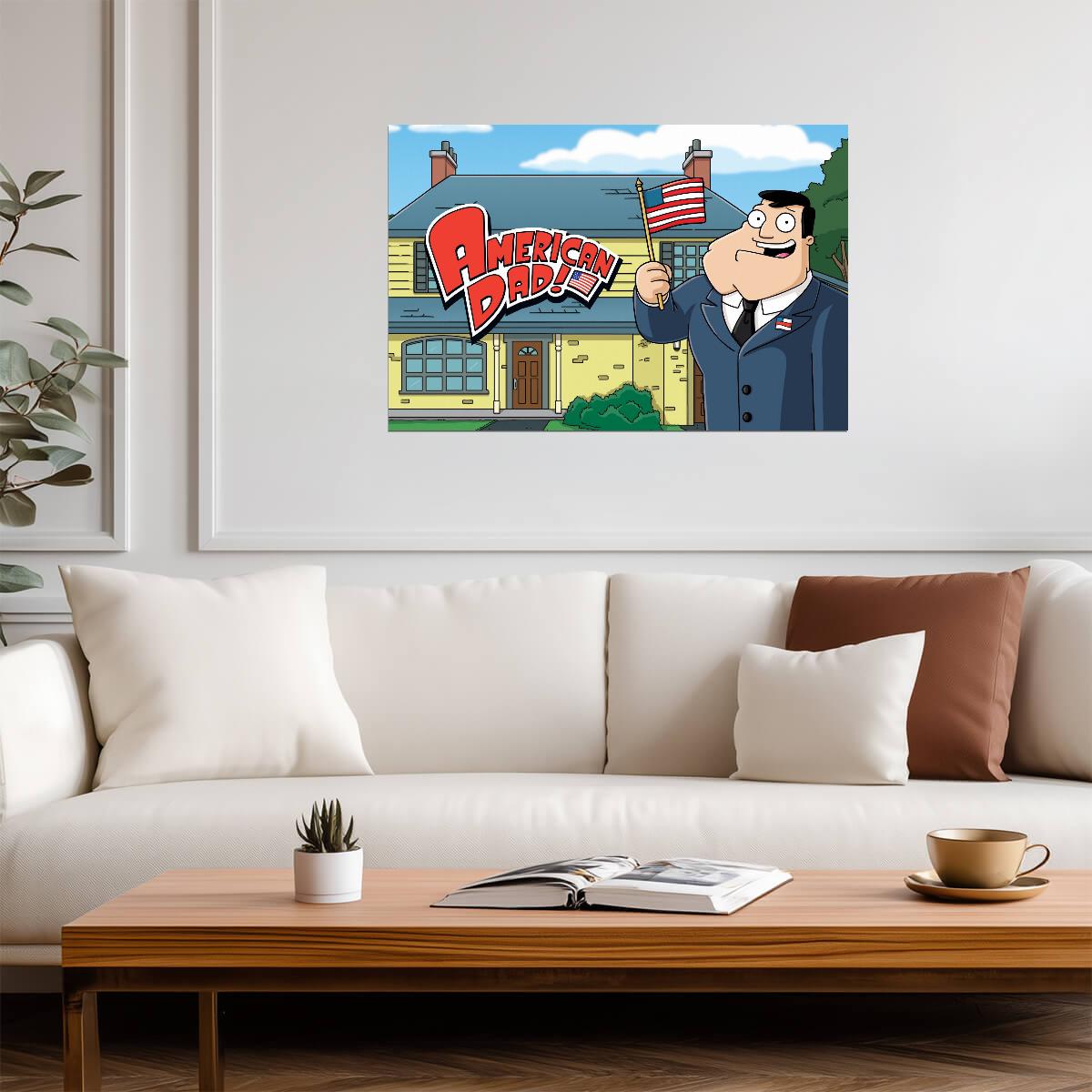 American Dad! | Animation Wall Art | Comedy Show Poster - Movies & TV Poster