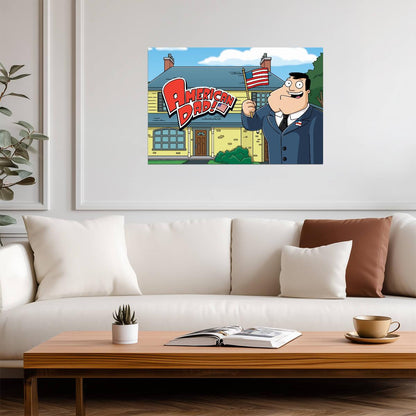 American Dad! | Animation Wall Art | Comedy Show Poster - Movies & TV Poster
