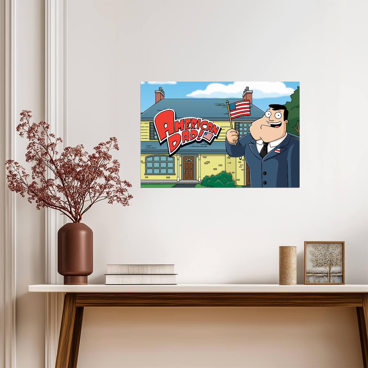 American Dad! | Animation Wall Art | Comedy Show Poster - Movies & TV Poster
