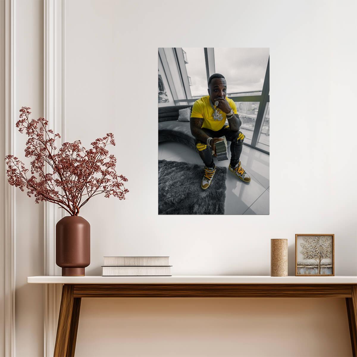 Bandman Kevo | Financial Guru Art | Rapper Poster - Music Poster