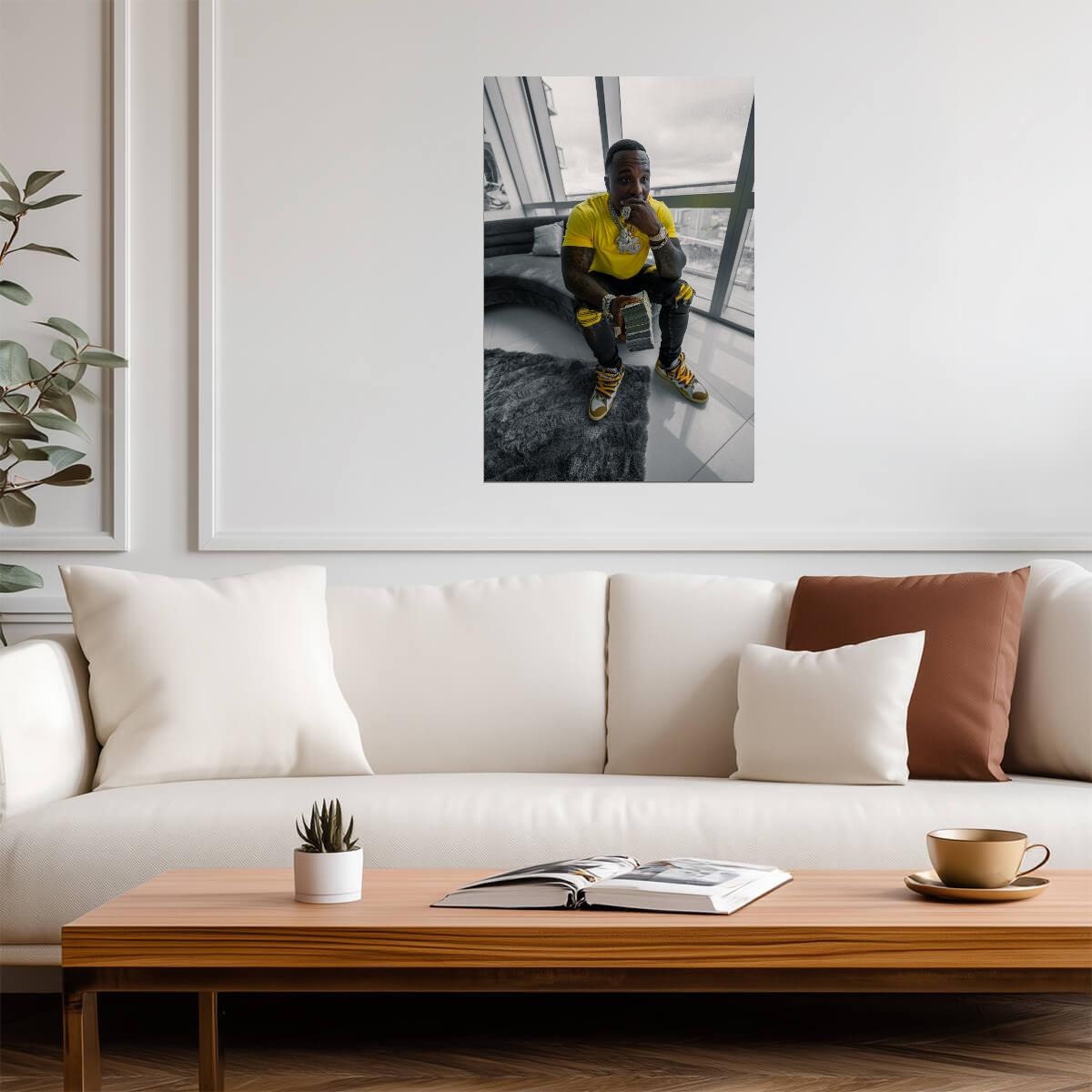 Bandman Kevo | Financial Guru Art | Rapper Poster - Music Poster