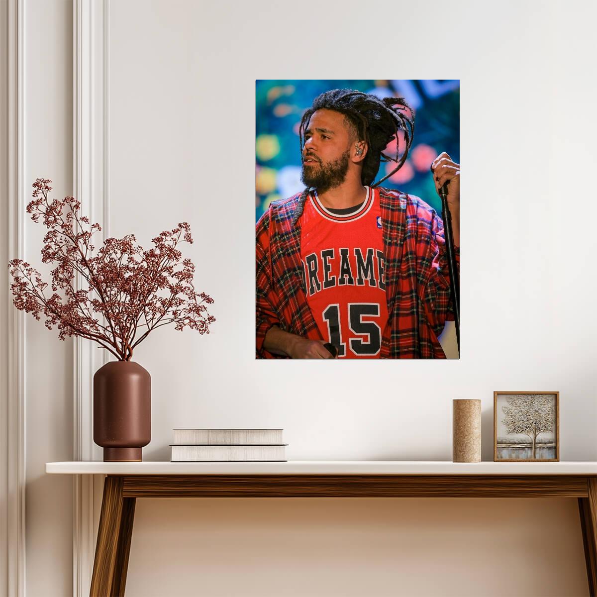 J Cole | Stage Photography | Concert Poster - Music Poster