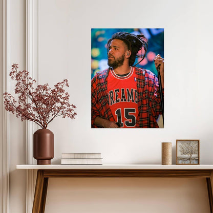 J Cole | Stage Photography | Concert Poster - Music Poster