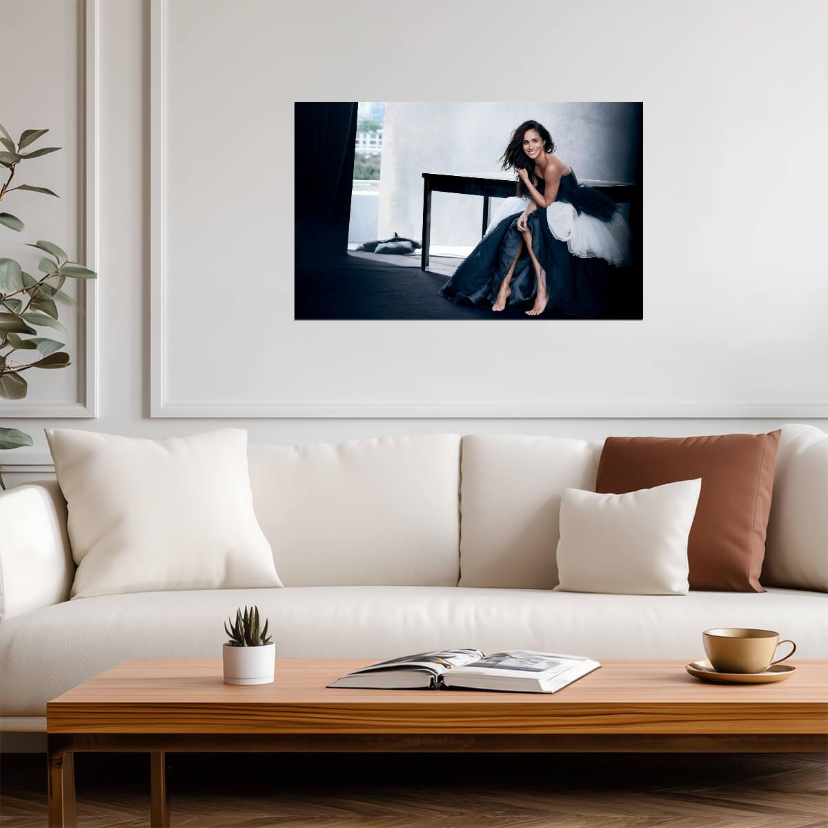 Meghan Markle Wall Art | American Actress Poster - Celebrities Poster