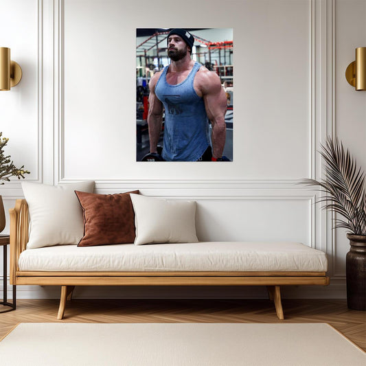 Bradley Martyn Bodybuilding | Fitness Motivation Poster | Gym Wall Art - Sports Poster