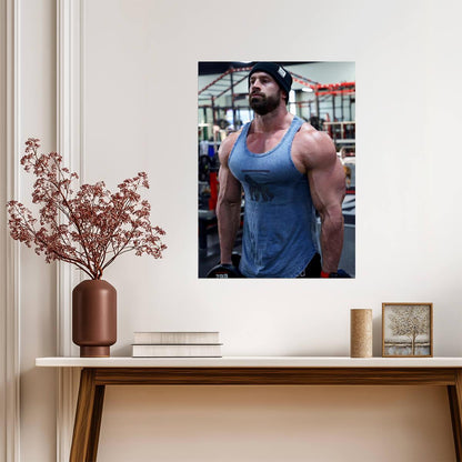 Bradley Martyn Bodybuilding | Fitness Motivation Poster | Gym Wall Art - Sports Poster