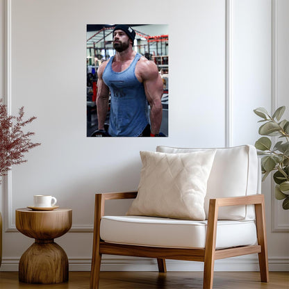 Bradley Martyn Bodybuilding | Fitness Motivation Poster | Gym Wall Art - Sports Poster