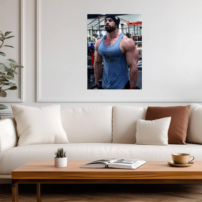 Bradley Martyn Bodybuilding | Fitness Motivation Poster | Gym Wall Art - Sports Poster
