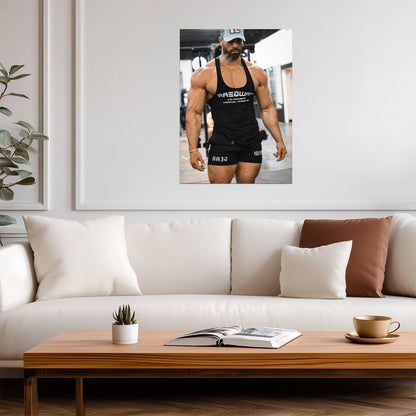 Bradley Martyn Workout Motivation | Bodybuilding Poster | Gym Decor Wall Art - Sports Poster