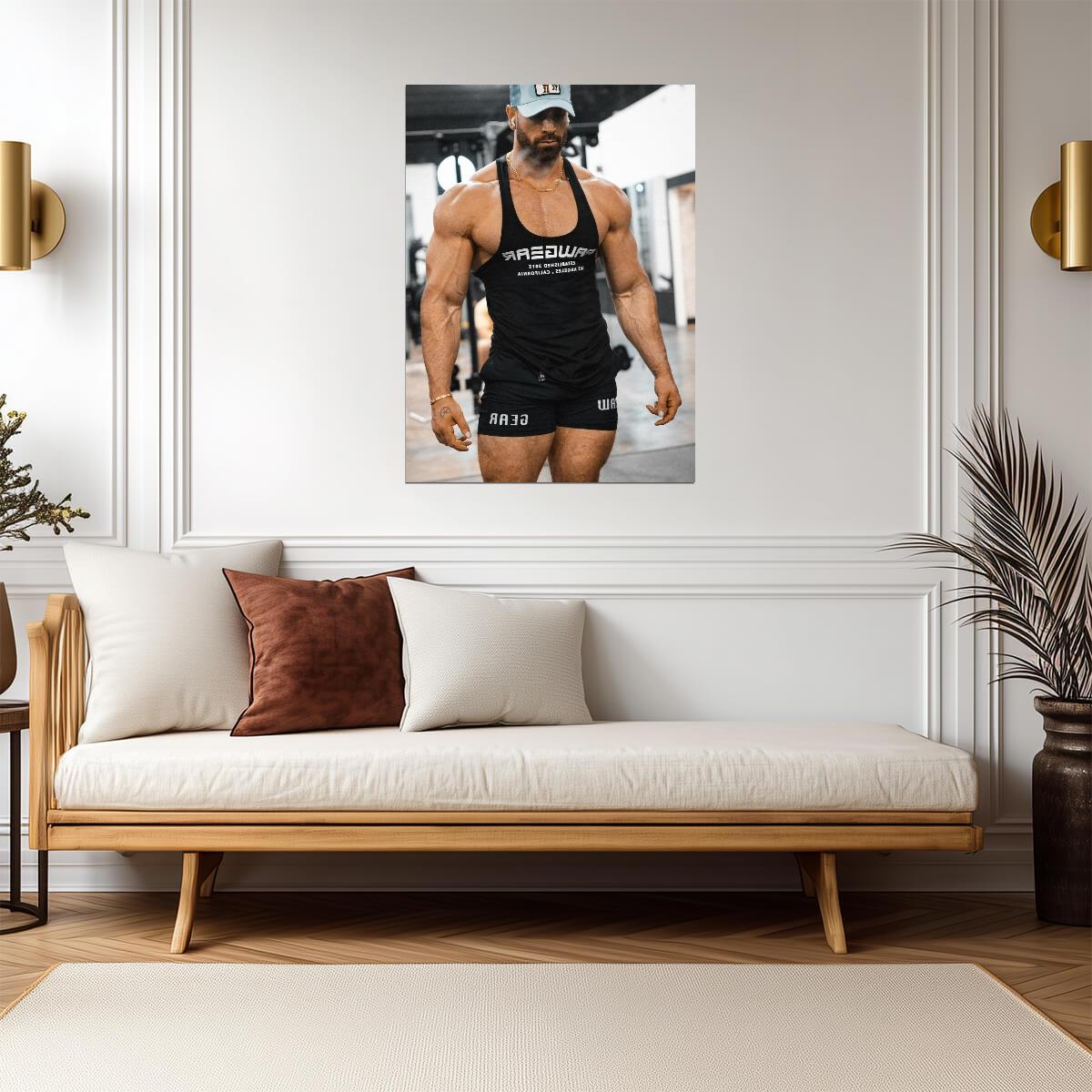 Bradley Martyn Workout Motivation | Bodybuilding Poster | Gym Decor Wall Art - Sports Poster