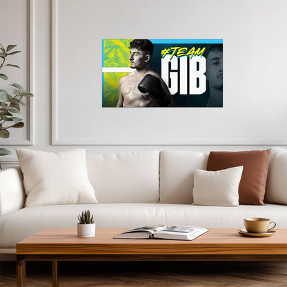AnEsonGib #TeamGib | YouTuber Boxing Poster | Combat Sports Fan Art - Sports Poster