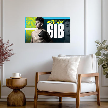 AnEsonGib #TeamGib | YouTuber Boxing Poster | Combat Sports Fan Art - Sports Poster