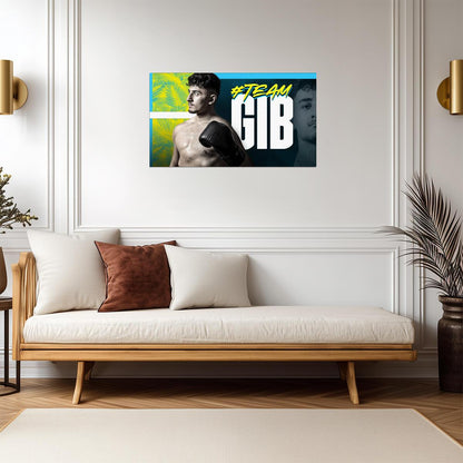 AnEsonGib #TeamGib | YouTuber Boxing Poster | Combat Sports Fan Art - Sports Poster