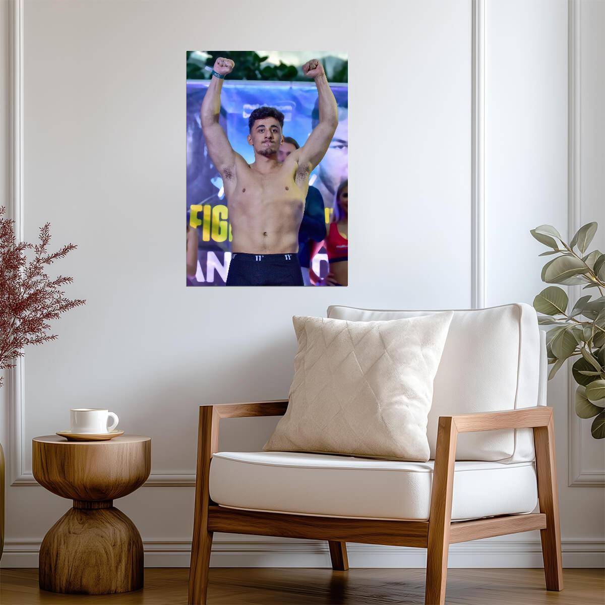 AnEsonGib Matchroom Boxing Weigh-In | YouTuber Fighter Poster | Combat Sports Wall Art - Sports Poster