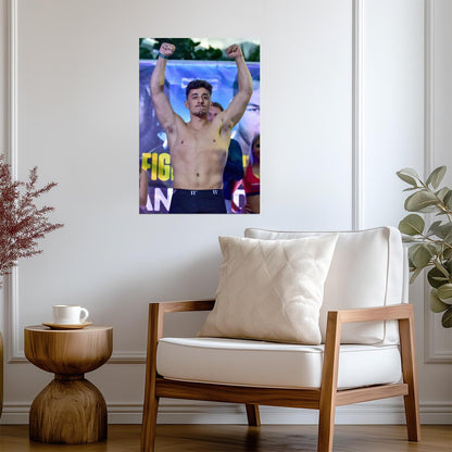 AnEsonGib Matchroom Boxing Weigh-In | YouTuber Fighter Poster | Combat Sports Wall Art - Sports Poster