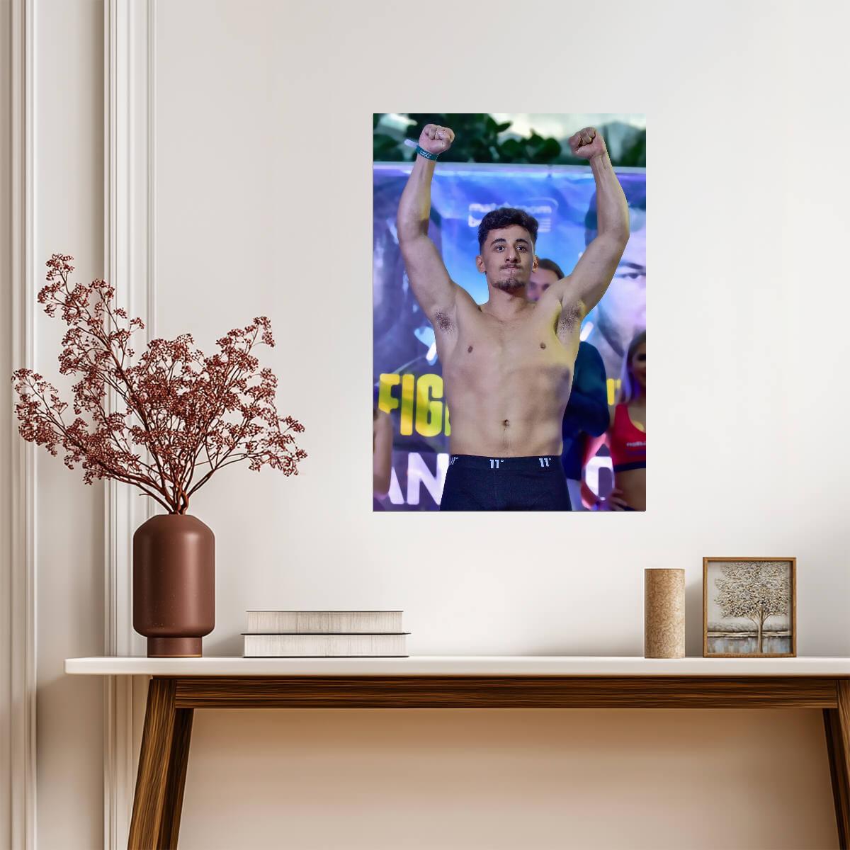 AnEsonGib Matchroom Boxing Weigh-In | YouTuber Fighter Poster | Combat Sports Wall Art - Sports Poster