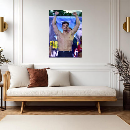 AnEsonGib Matchroom Boxing Weigh-In | YouTuber Fighter Poster | Combat Sports Wall Art - Sports Poster