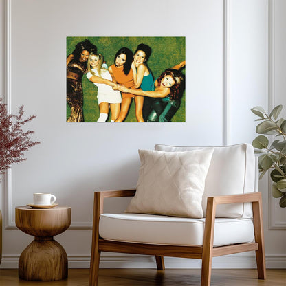 Spice Girls Playful Group Photo | Vintage 90s Pop Poster | Girl Power Wall Art - Music Poster
