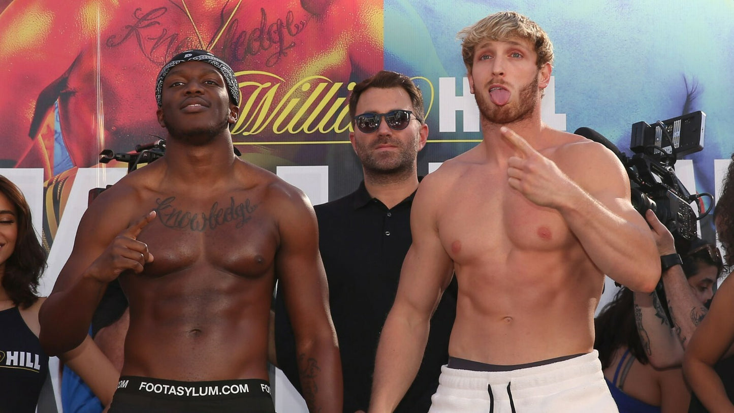 KSI vs Logan Paul Weigh-In | YouTube Boxing Rivalry | Combat Sports Poster - Sports Poster