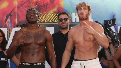 KSI vs Logan Paul Weigh-In | YouTube Boxing Rivalry | Combat Sports Poster - Sports Poster