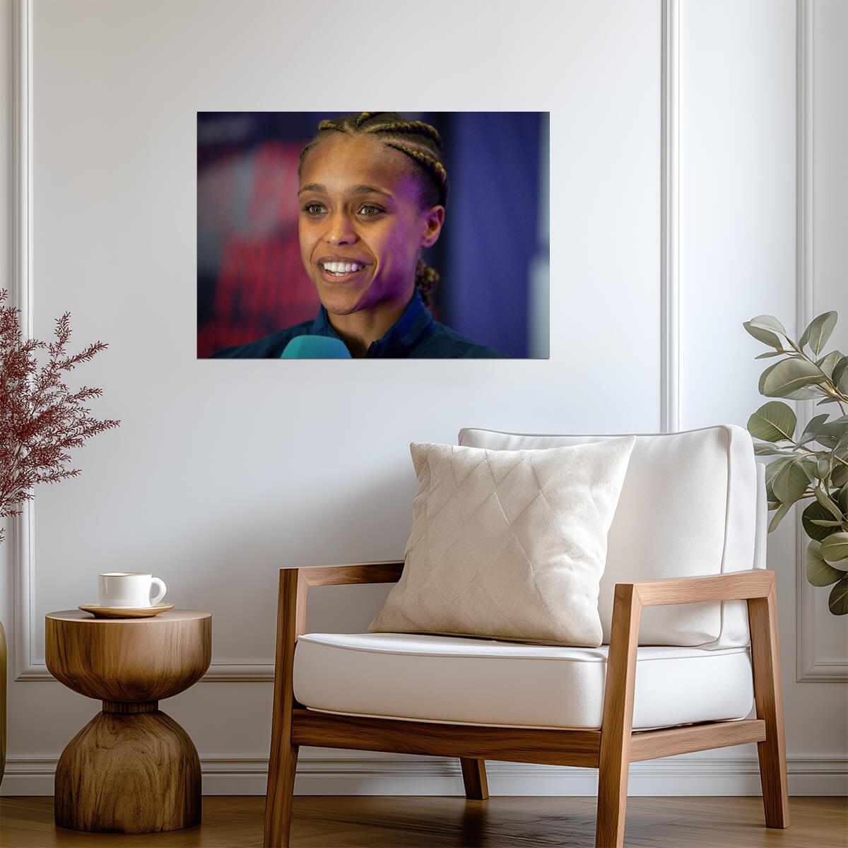 Natasha Jonas | Professional Boxing Poster | British Champion Portrait Photo - Sports Poster