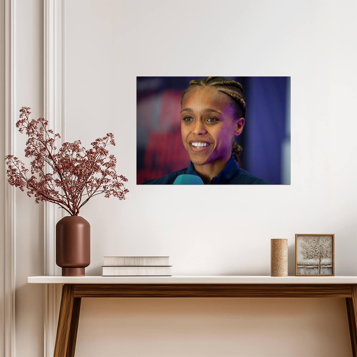 Natasha Jonas | Professional Boxing Poster | British Champion Portrait Photo - Sports Poster