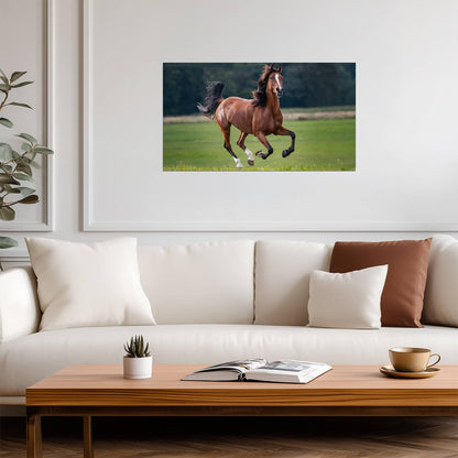 Horse | Running Horse Art | Decor Poster - Photography Poster