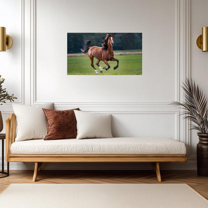 Horse | Running Horse Art | Decor Poster - Photography Poster