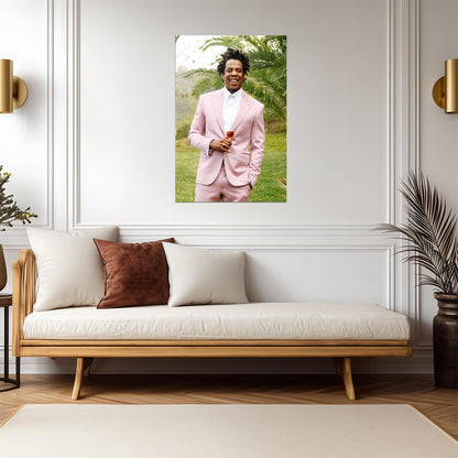 Jay Z | Warm Tone Art | Rapper Poster - Music Poster