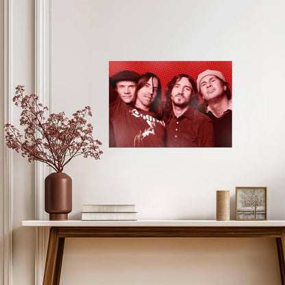 Red Hot Chili Peppers Vintage Band Portrait | Alternative Rock Poster | 2000s Music Art - Music Poster