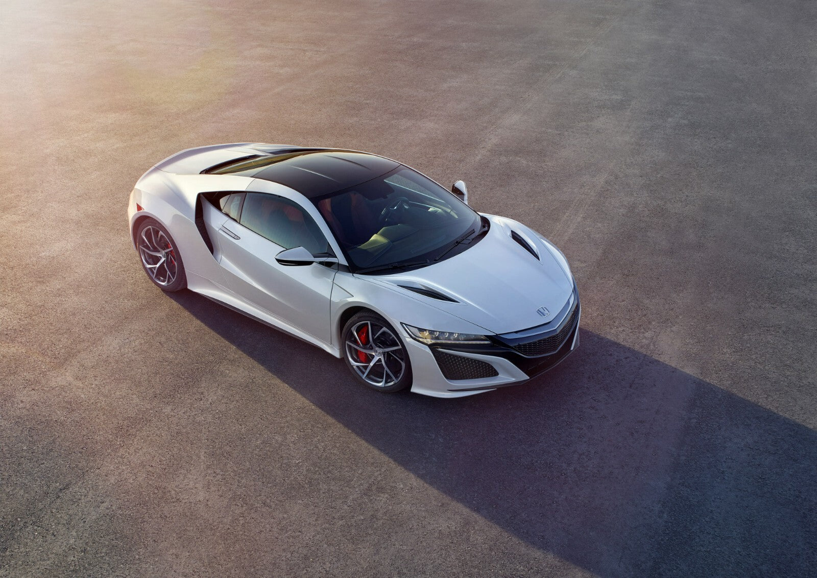Honda NSX 2nd Gen (NC1) | White Hybrid Supercar Poster | Modern Japanese Sports Car Art - Cars Poster
