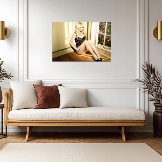 Britney Spears Polka Dot Bodysuit | Pop Icon Photo | Sexy Music Poster - Music Poster