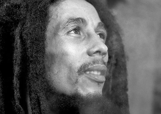 Bob Marley | Black and White Photo | Music Poster - Music Poster