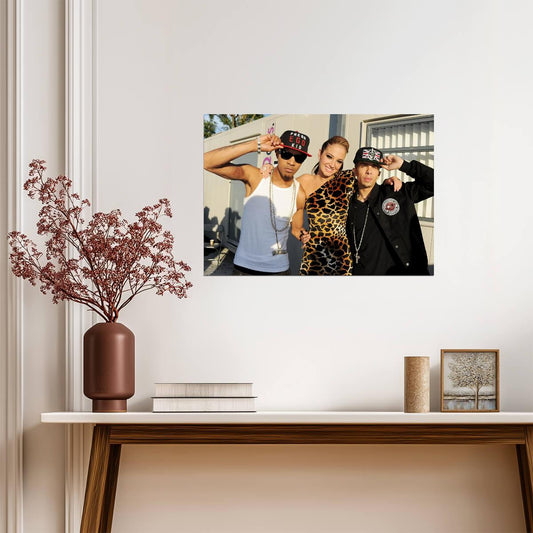 N-Dubz Early Career Photoshoot | British Hip Hop Group Poster | Candid Music Wall Art - Music Poster