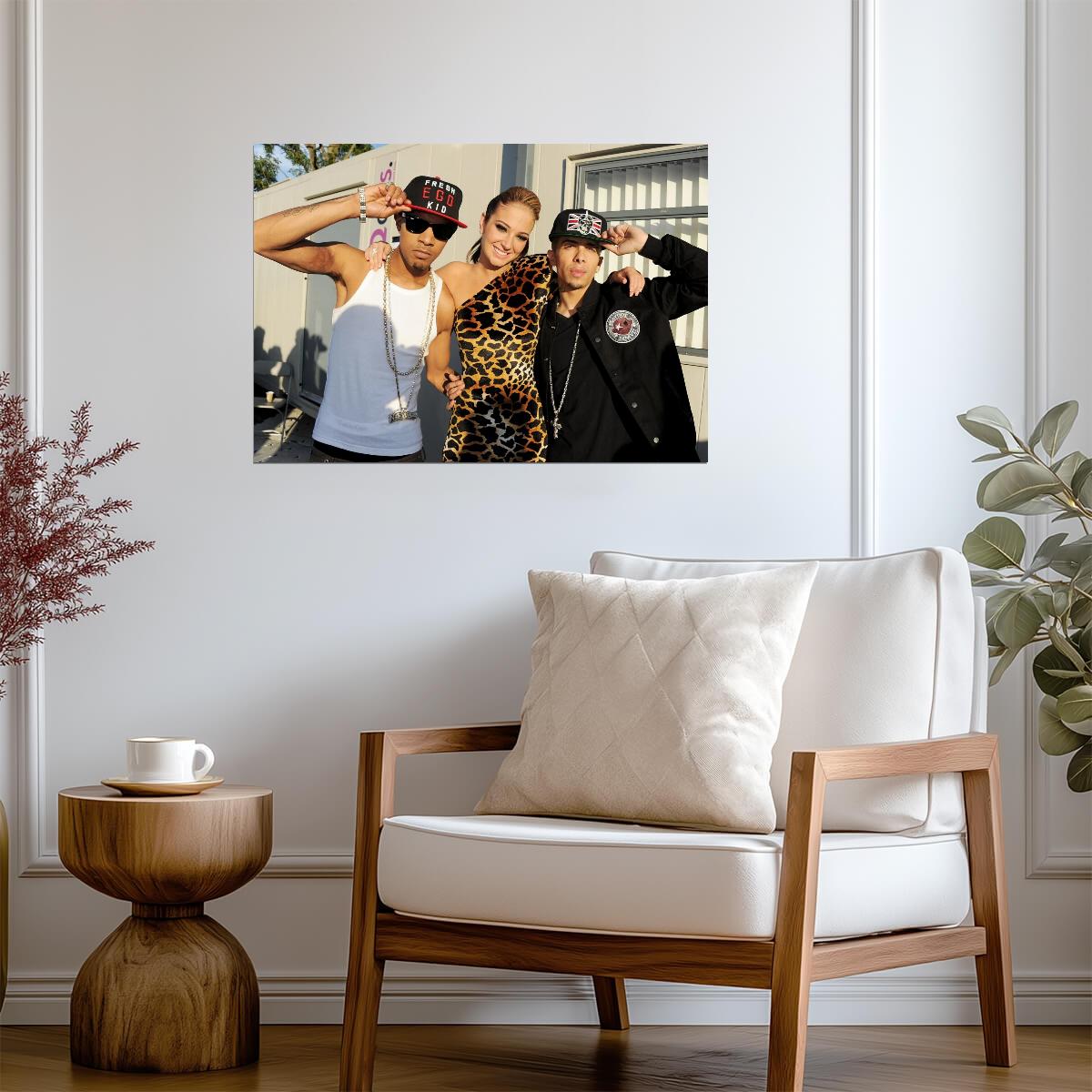 N-Dubz Early Career Photoshoot | British Hip Hop Group Poster | Candid Music Wall Art - Music Poster