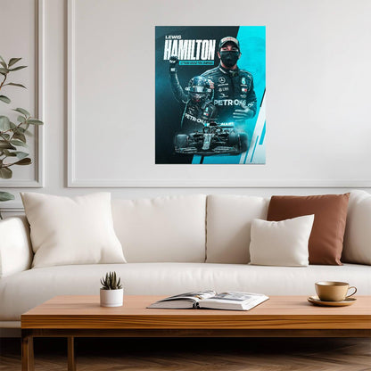 Lewis Hamilton 2020 Styrian Grand Prix | Formula 1 Champion Poster | Mercedes F1 Racing Legend Art - Sports Poster