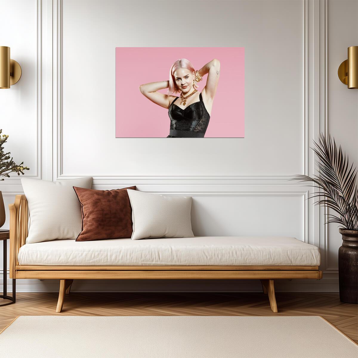 Anne-Marie | Cool Tones Print | Singer Poster - Music Poster