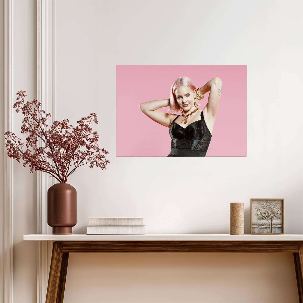 Anne-Marie | Cool Tones Print | Singer Poster - Music Poster